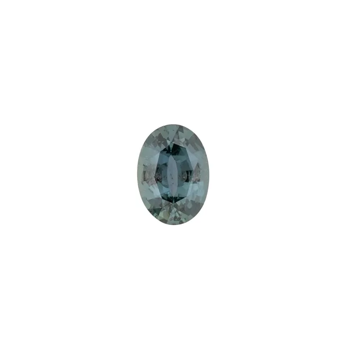 Envero Jewelry 087ct Oval Cut Blue Green Madagascar Sapphire SO490 Rings