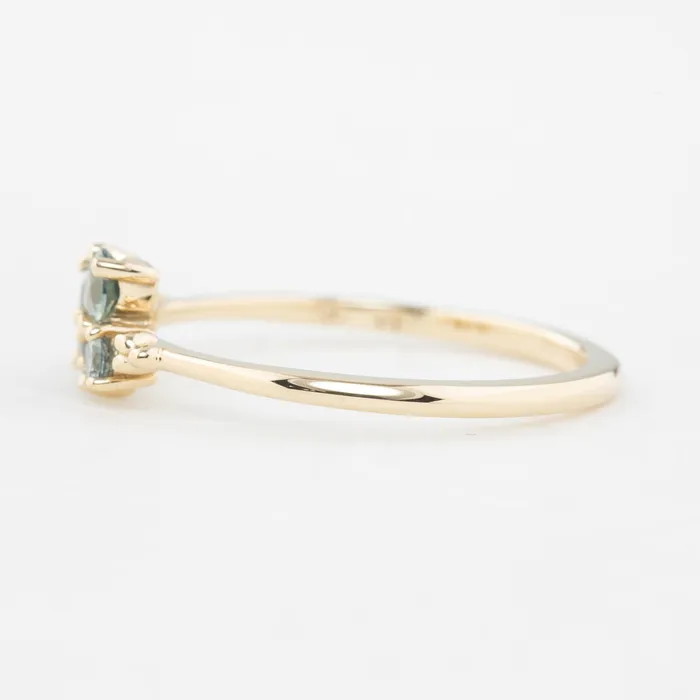 Envero Jewelry Rings Five Stones Sapphire Stardust Cluster Ring Envero Jewelry Rings Five Stones Sapphire Stardust Cluster Ring