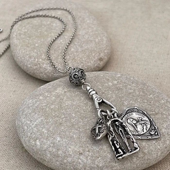 HeidiJHale Designs Charm Necklaces St Teresa Charm
