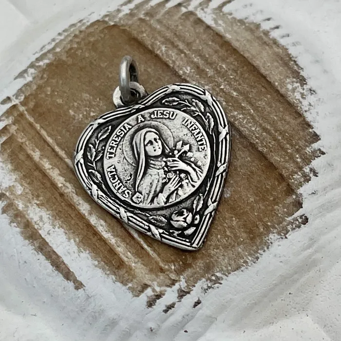 HeidiJHale Designs Charm Necklaces St Teresa Charm