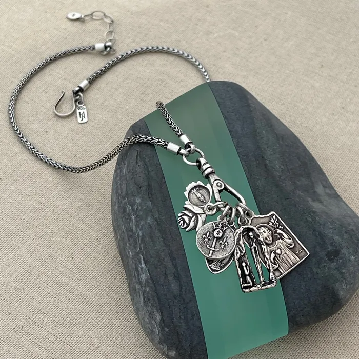 HeidiJHale Designs Charm Necklaces St Teresa Charm