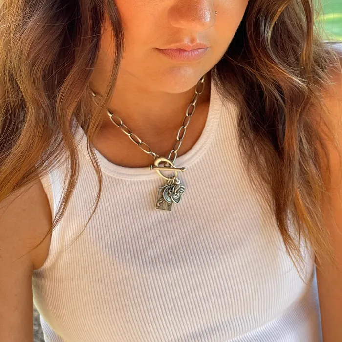 HeidiJHale Designs Charm Necklaces St Teresa Charm