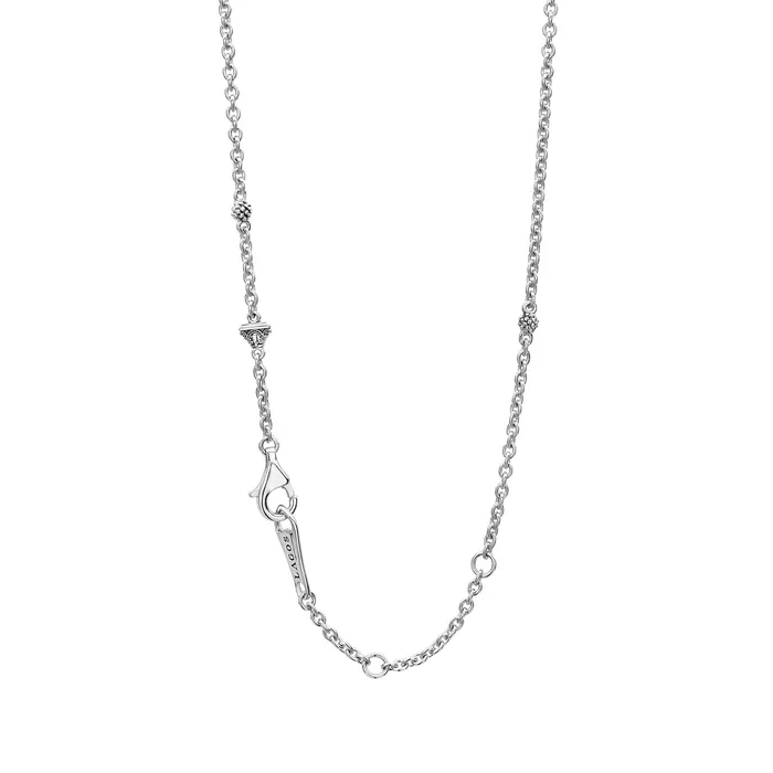 LAGOS Necklaces Maya Small Onyx Circle Pendant Necklace