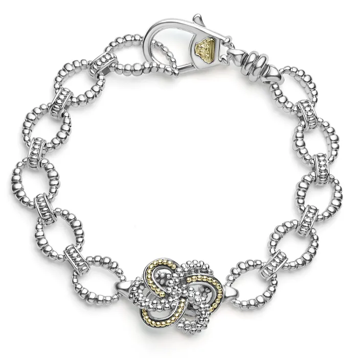 Love Knot TwoTone Love Knot Link Bracelet LAGOS Bracelets