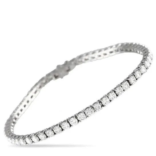 Bracelets JMS always Original LB Exclusive 18K White Gold 523ct Diamond Tennis Bracelet MF25 111723