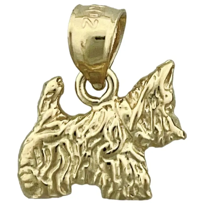 Charm Necklaces Goldia 14K Gold Aberdeen Terrier Charm