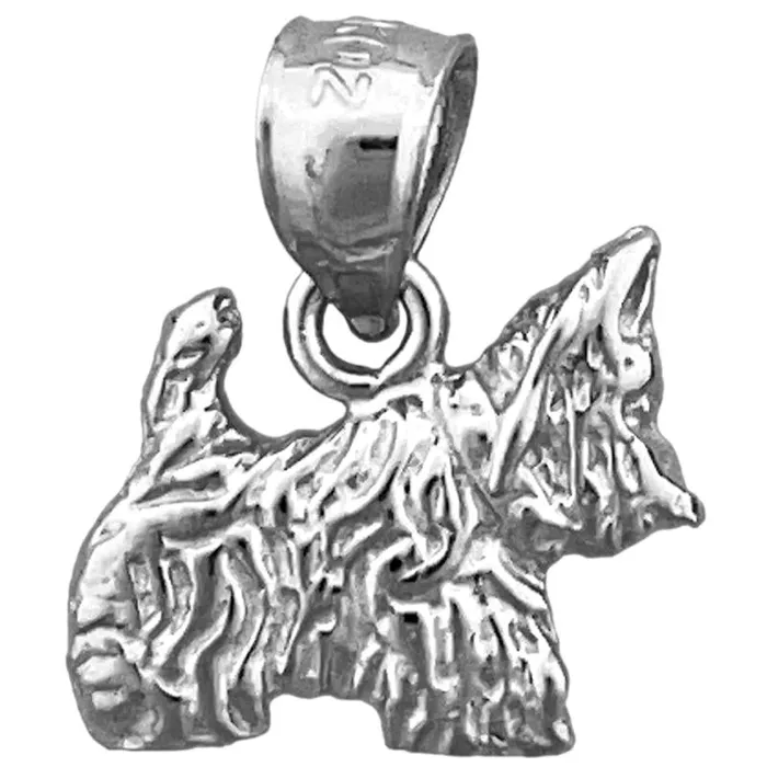Charm Necklaces Goldia 14K Gold Aberdeen Terrier Charm