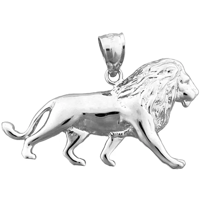 Goldia 14K Gold 38MM Lion Pendant PreStyled Sets