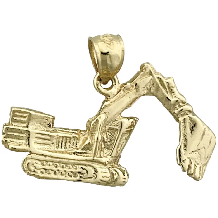 Goldia PreStyled Sets 14K Gold Excavator Pendant
