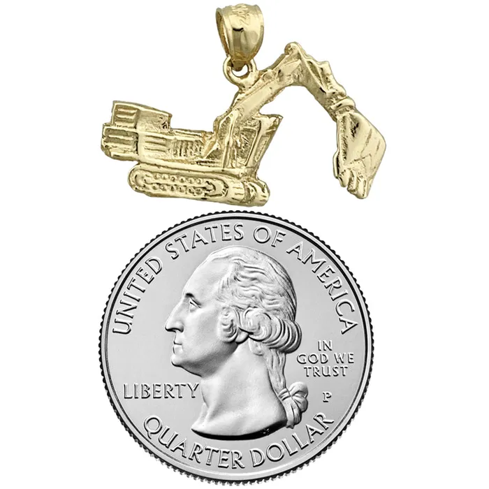 Goldia PreStyled Sets 14K Gold Excavator Pendant