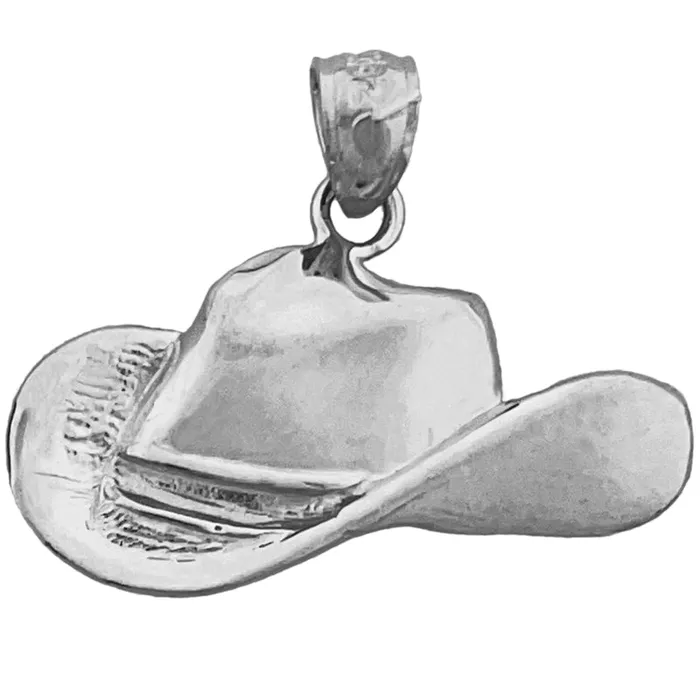 Goldia PreStyled Sets 14K Gold Western Cowboy Hat Pendant
