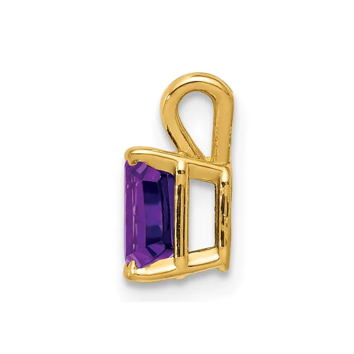 Goldia PreStyled Sets 14k Yellow Gold Amethyst Pendant