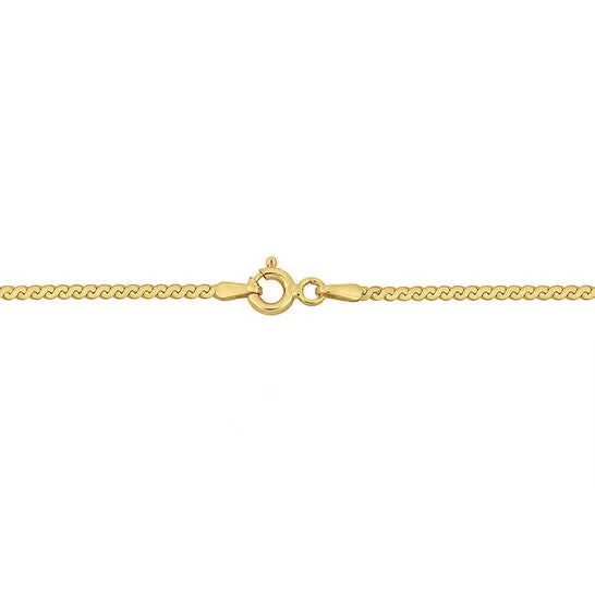 JMS always Bracelets Original AMOUR 155mm Serpentine Chain Bracelet In 10K Yellow Gold 75 In