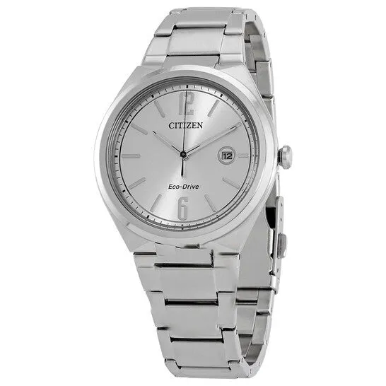 JMS always Bracelets Original Citizen Silver Dial Stainless Steel Mens Watch AW137051A