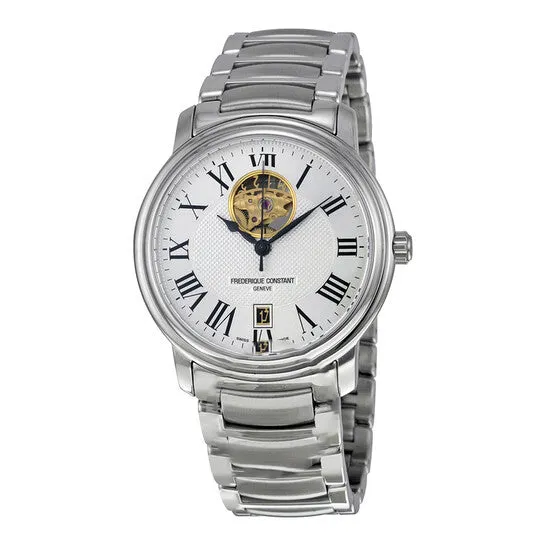 JMS always Necklaces Original Frederique Constant Heart Beat Silver Guilloche Stainless Steel Mens Watch FC315M4P6B3 JMS always Necklaces Original Frederique Constant Heart Beat Silver Guilloche Stainless Steel Mens Watch FC315M4P6B3