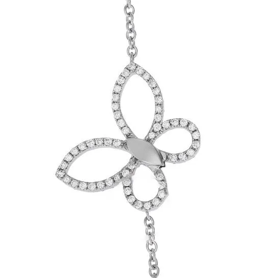 JMS always Original LB Exclusive 18K White Gold 50ct Diamond Long Butterfly Necklace Necklaces JMS always Original LB Exclusive 18K White Gold 50ct Diamond Long Butterfly Necklace Necklaces