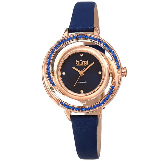 JMS always Watches Original Burgi Quartz Diamond Blue Dial Ladies Watch BUR261BU JMS always Watches Original Burgi Quartz Diamond Blue Dial Ladies Watch BUR261BU