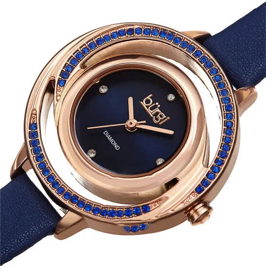JMS always Watches Original Burgi Quartz Diamond Blue Dial Ladies Watch BUR261BU JMS always Watches Original Burgi Quartz Diamond Blue Dial Ladies Watch BUR261BU