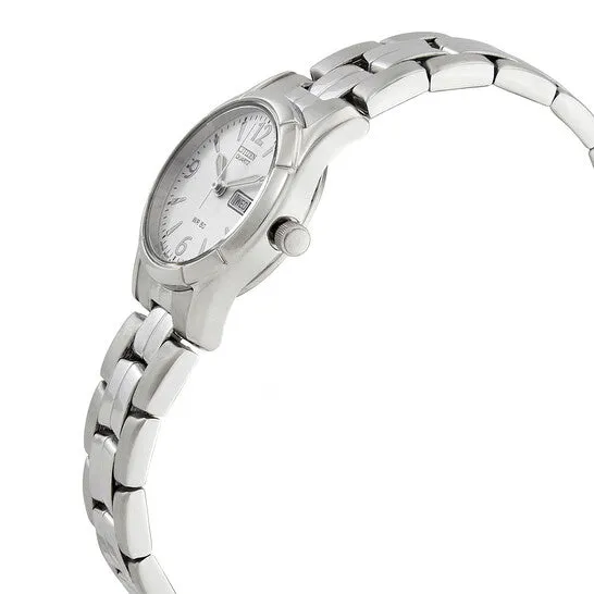 JMS always Watches Original Citizen Quartz Silver Dial Ladies Watch EQ054057A
