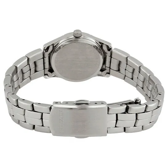 JMS always Watches Original Citizen Quartz Silver Dial Ladies Watch EQ054057A