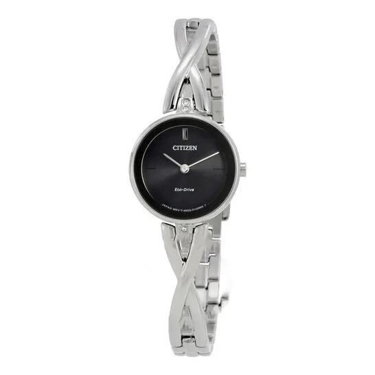 JMS always Watches Original Citizen Silhouette Black Dial Ladies Watch EX142050E JMS always Watches Original Citizen Silhouette Black Dial Ladies Watch EX142050E