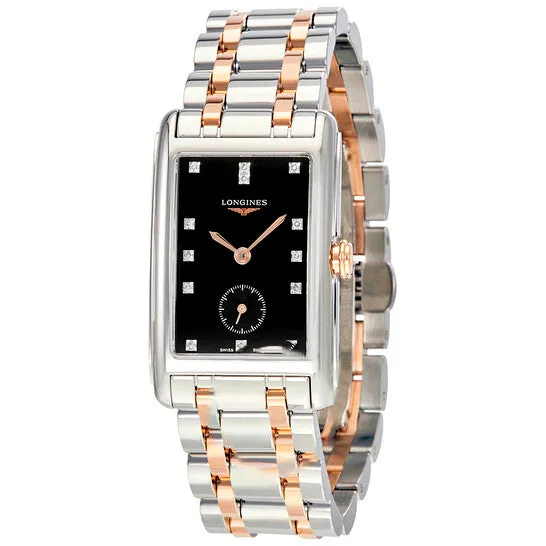JMS always Watches Original Longines DolceVita Black Dial Diamond Ladies Watch L55125577 JMS always Watches Original Longines DolceVita Black Dial Diamond Ladies Watch L55125577