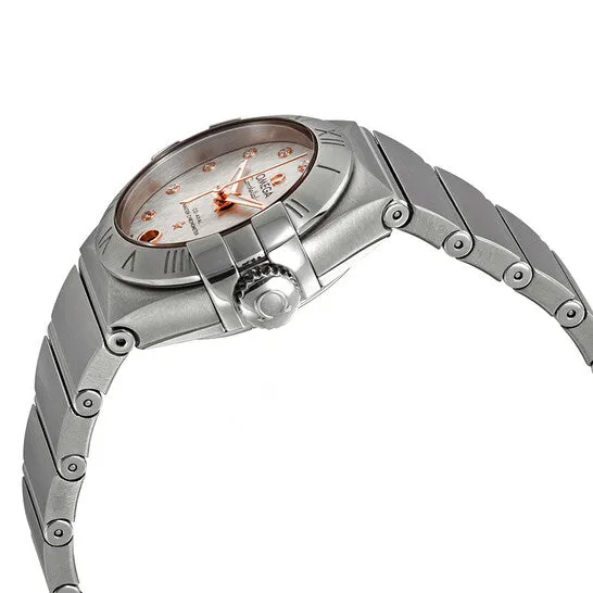 JMS always Watches Original Omega Constellation Automatic Diamond Silver Dial Ladies Watch 12710272052001 JMS always Watches Original Omega Constellation Automatic Diamond Silver Dial Ladies Watch 12710272052001