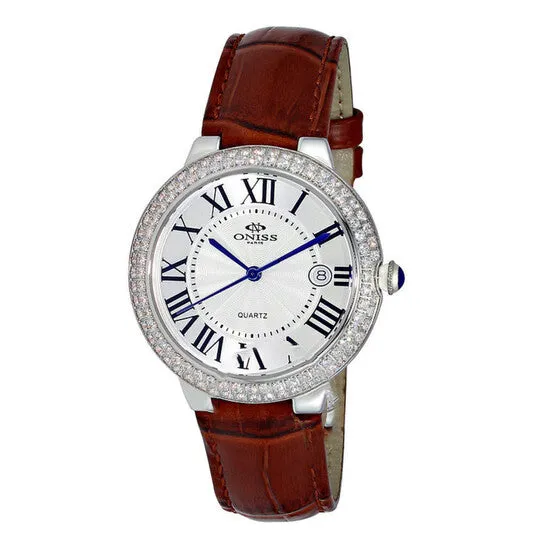 JMS always Watches Original Oniss ON3322L Quartz Crystal White Dial Ladies Watch ON3322LWT JMS always Watches Original Oniss ON3322L Quartz Crystal White Dial Ladies Watch ON3322LWT