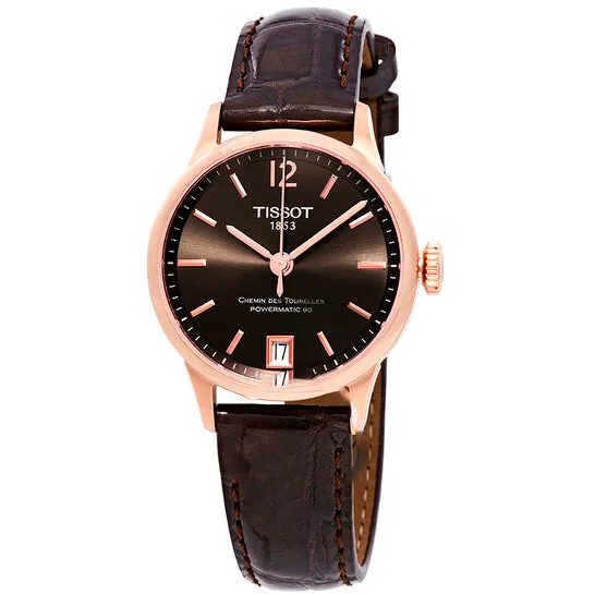 JMS always Watches Original Tissot TClassic Automatic Brown Dial Ladies Watch T0992073644700 JMS always Watches Original Tissot TClassic Automatic Brown Dial Ladies Watch T0992073644700