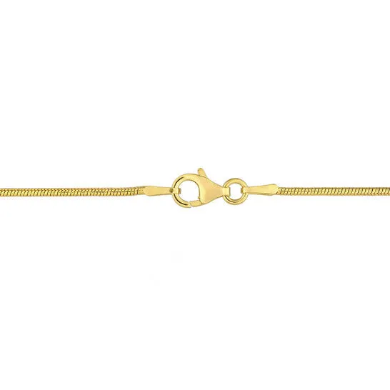 Necklaces JMS always Original AMOUR 12mm Snake Chain Necklace In Yellow Plated Sterling Silver 18 In Necklaces JMS always Original AMOUR 12mm Snake Chain Necklace In Yellow Plated Sterling Silver 18 In