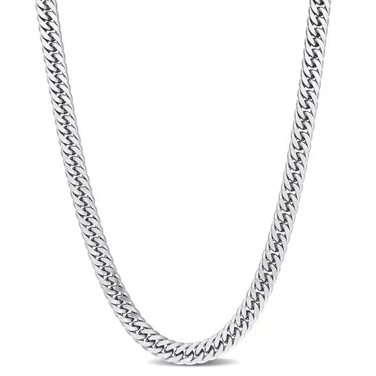 Necklaces JMS always Original AMOUR 55mm Double Curb Link Chain Necklace In Sterling Silver 18 In Necklaces JMS always Original AMOUR 55mm Double Curb Link Chain Necklace In Sterling Silver 18 In