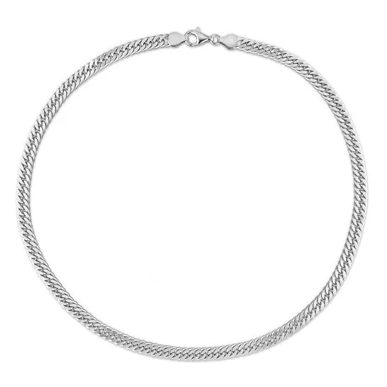 Necklaces JMS always Original AMOUR 55mm Double Curb Link Chain Necklace In Sterling Silver 18 In Necklaces JMS always Original AMOUR 55mm Double Curb Link Chain Necklace In Sterling Silver 18 In