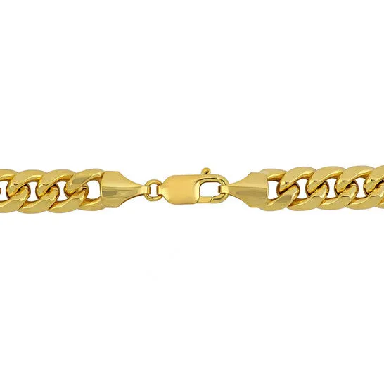 Necklaces Original AMOUR 925mm Miami Cuban Link Chain Necklace In 10K Yellow Gold 16 In JMS always