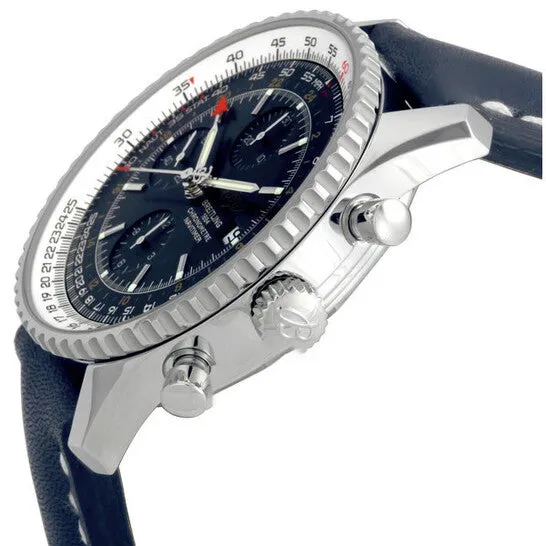 Original Breitling Navitimer World Blue Dial Strap Watch A2432212C561BLLD JMS always Watches Original Breitling Navitimer World Blue Dial Strap Watch A2432212C561BLLD JMS always Watches
