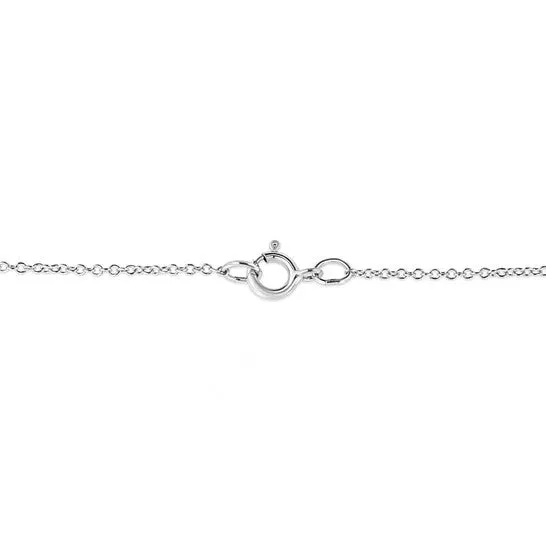 Original Haus of Brilliance 925 Sterling Silver ProngSet Diamond Accent Floral Cross 18 Pendant Necklace IJ Color I1I2 Clarity JMS always Necklaces