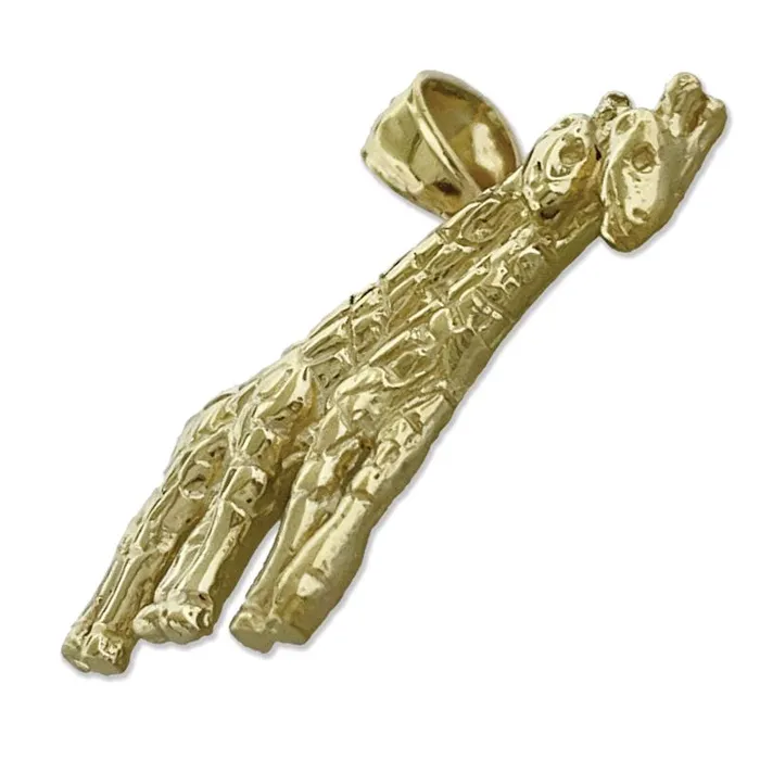 PreStyled Sets 14K Gold Two Giraffes Pendant Goldia