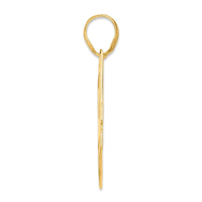 PreStyled Sets 14k Yellow Gold Polished Block Number 84 Pendant Goldia