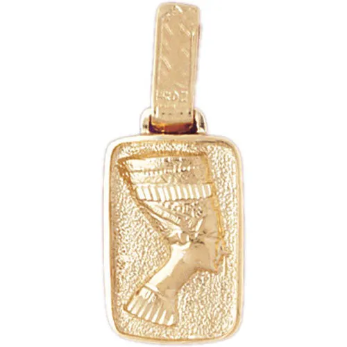PreStyled Sets Goldia 14K Gold Egyptian Queen Nefertiti Medallion