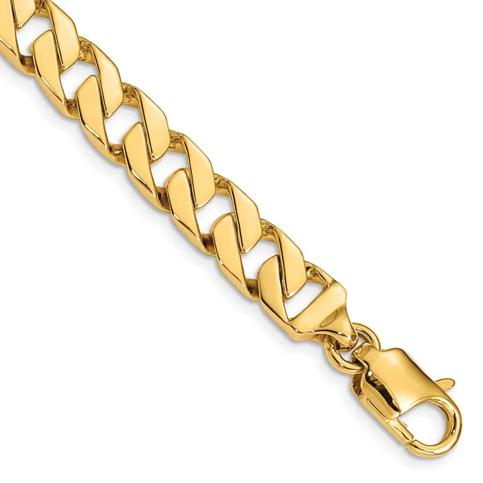 Solid 14K Yellow Gold 20 inch 85mm Hand Polished Fancy Link with Lobster Clasp Chain Necklace MDS Necklaces Solid 14K Yellow Gold 20 inch 85mm Hand Polished Fancy Link with Lobster Clasp Chain Necklace MDS Necklaces