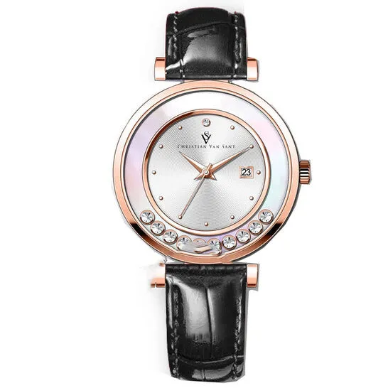 Watches JMS always Original Christian Van Sant Bria Quartz Silver Dial Ladies Watch CV3815 Watches JMS always Original Christian Van Sant Bria Quartz Silver Dial Ladies Watch CV3815