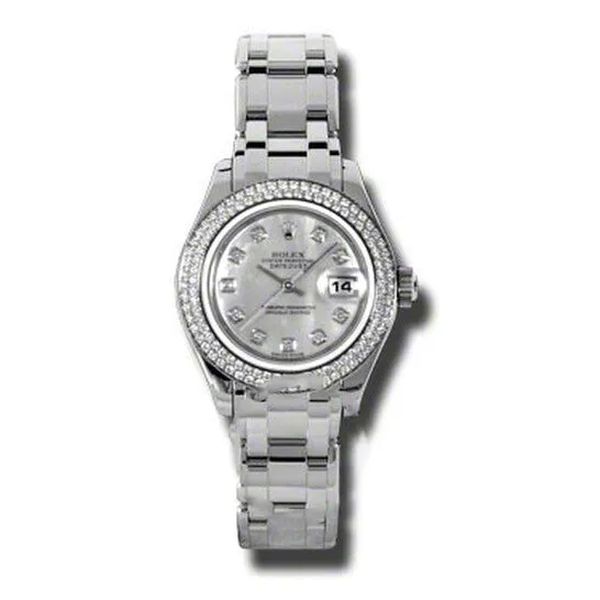 Watches JMS always Original Rolex LadyDatejust Pearlmaster Mother Of Pearl Diamond Dial 18K White Gold Automatic Ladies Watch 80339MDPM Watches JMS always Original Rolex LadyDatejust Pearlmaster Mother Of Pearl Diamond Dial 18K White Gold Automatic Ladies Watch 80339MDPM