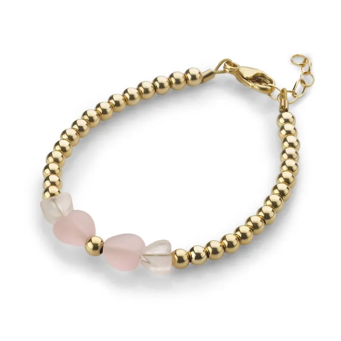 Bracelets Perfect Piercing 14k gold filled pink bow bracelet