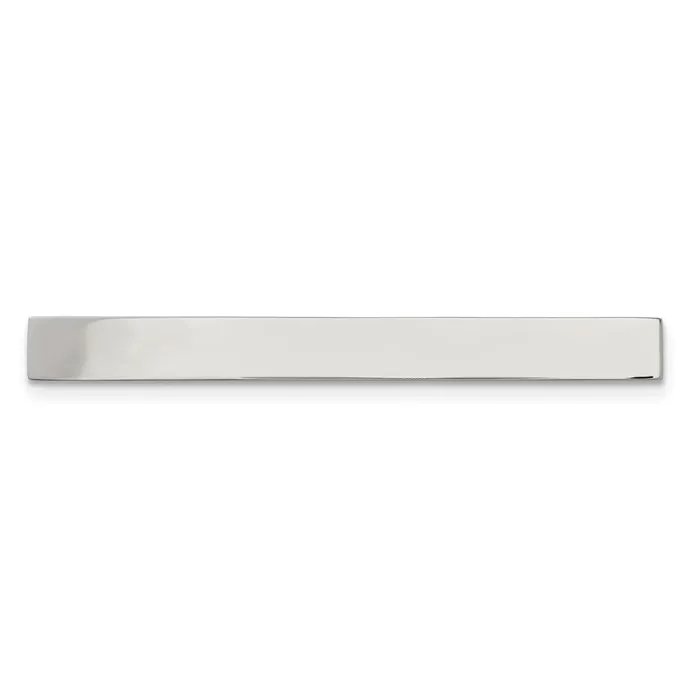 Bracelets TreasureFineJewelers Chisel Stainless Steel Polished Tie Bar