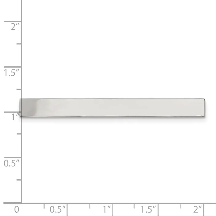 Bracelets TreasureFineJewelers Chisel Stainless Steel Polished Tie Bar