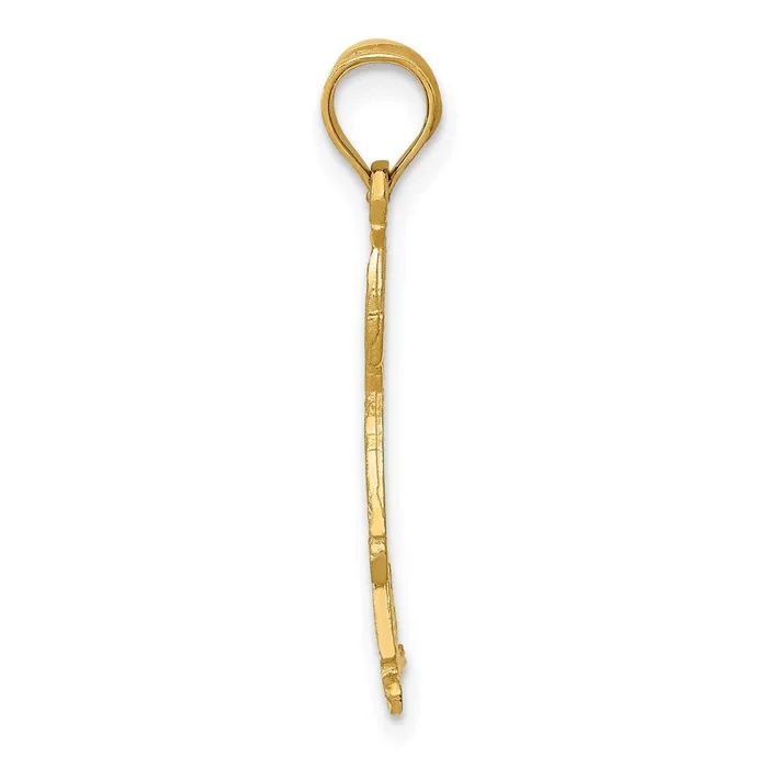 Charm Necklaces TreasureFineJewelers 14k Boy Charm