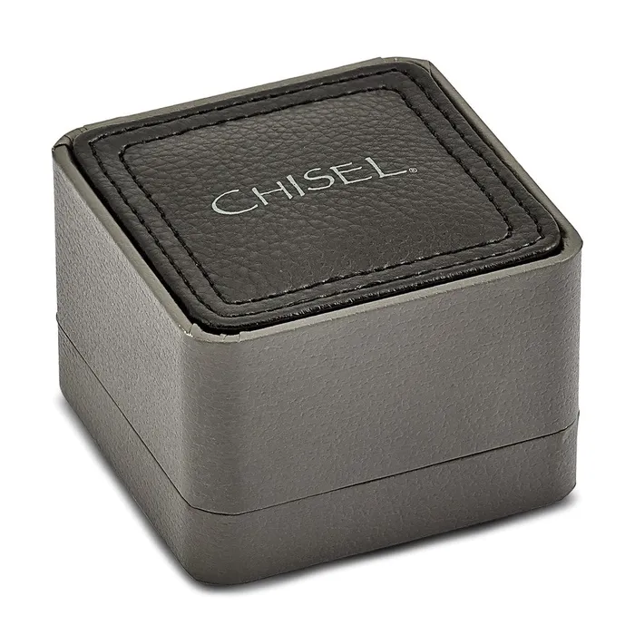 Chisel Stainless Steel Polished and Textured Square Cufflinks TreasureFineJewelers Bracelets