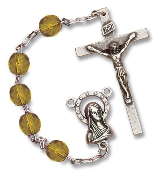 Necklaces Catholic Gifts Canada November Birthstone Rosary