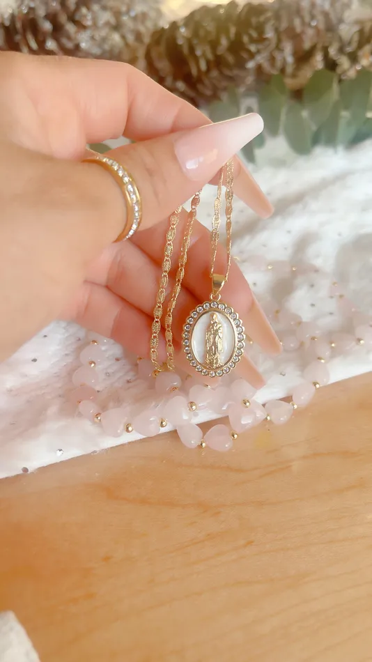 Necklaces MP Jewelry White Mary Necklace