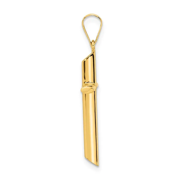 Necklaces TreasureFineJewelers 14k Yellow Gold Polished Cross Pendant