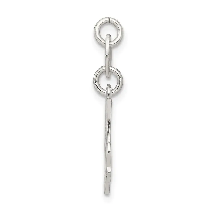 Necklaces TreasureFineJewelers Sterling Silver Letter A Initial Charm